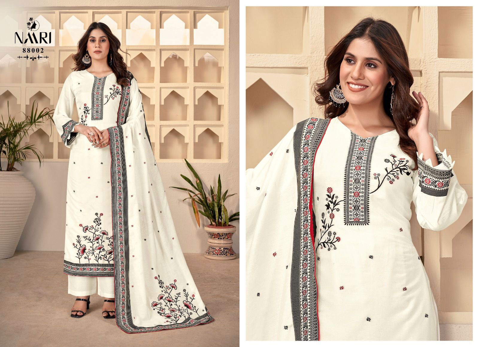Riwaz 2 By Naari Pure Viscous Muslin Summer Special Weaving Salwar Kameez Wholesale Market IN Surat
